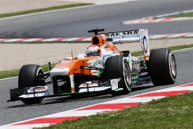 Force India nelle qualifiche del Gp di Spagna