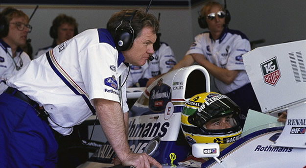 Senna e Patrick Head