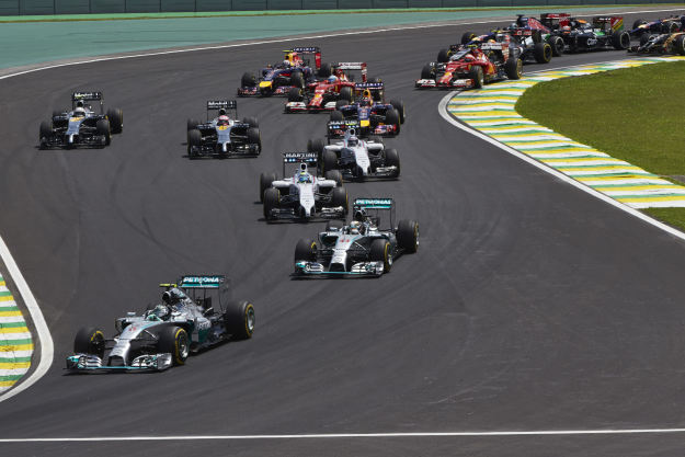 Partenza Gran Premio del Brasile 2014