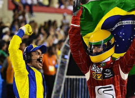 Ayrton Senna - Ommagio carnevale 2014