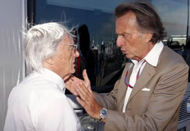 Bernie Ecclestone e Luca Cordero di Montezemolo