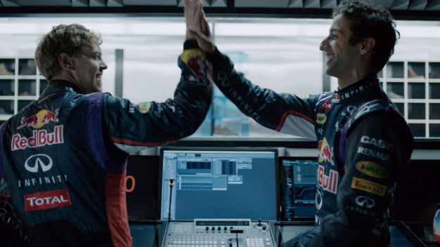 Sebastian Vettel e Daniel Ricciardo
