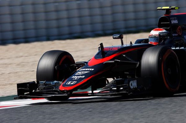 Button McLaren Spagna 2015