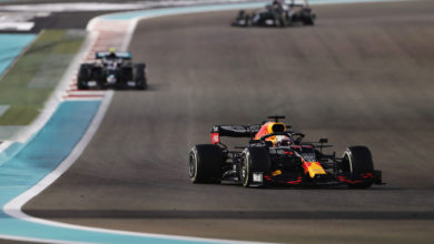 La Red Bull di Verstappen ad Abu Dhabi 2020